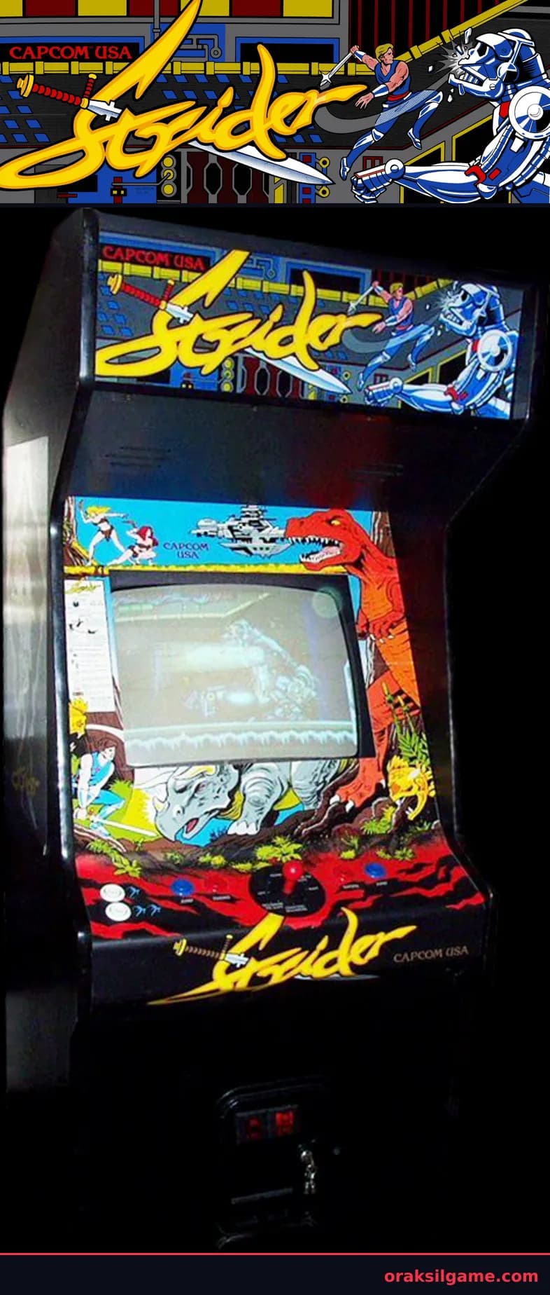 스트라이더 벨트스크롤 게임 화면 1 - Arcade (1989)