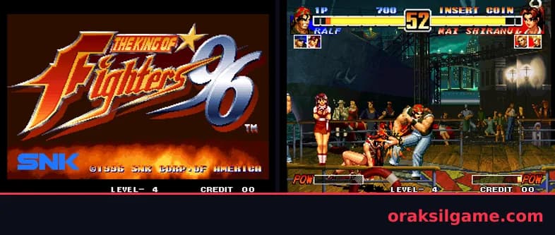 킹오파 96 대전격투 게임 화면 2 - Arcade (1996)