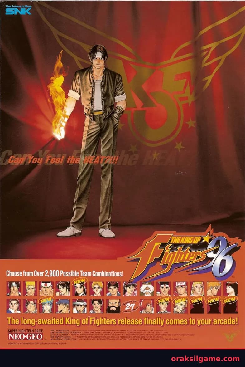 킹오파 96 대전격투 게임 화면 3 - Arcade (1996)