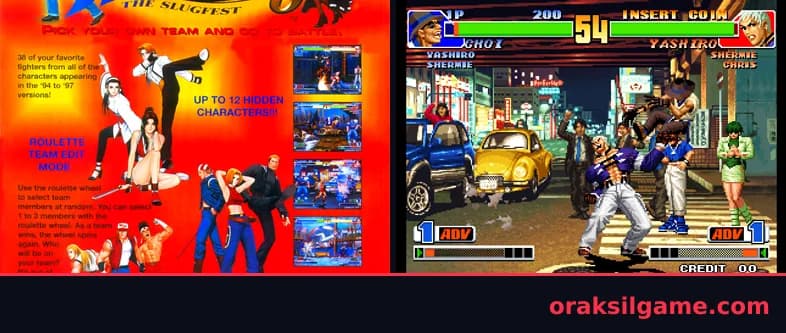 킹오파 98 대전격투 게임 화면 2 - Arcade (1998)