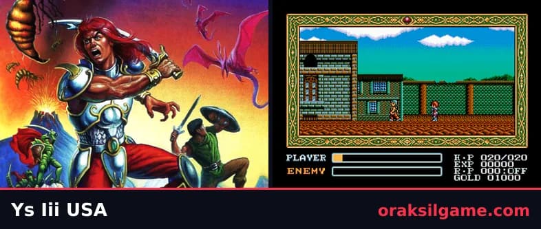 이스 3 (메가드라이브) RPG 게임 화면 1 - 메가 드라이브 (1991)