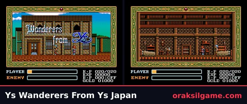 이스 3 원더러즈 프롬 이스 (일본판) RPG 게임 화면 1 - 메가 드라이브 (1991)