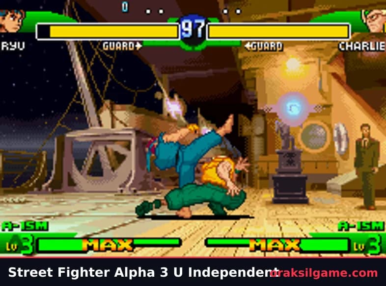스파 제로 3 (GBA) 대전격투 게임 화면 1 - 게임보이 어드밴스 (2002)