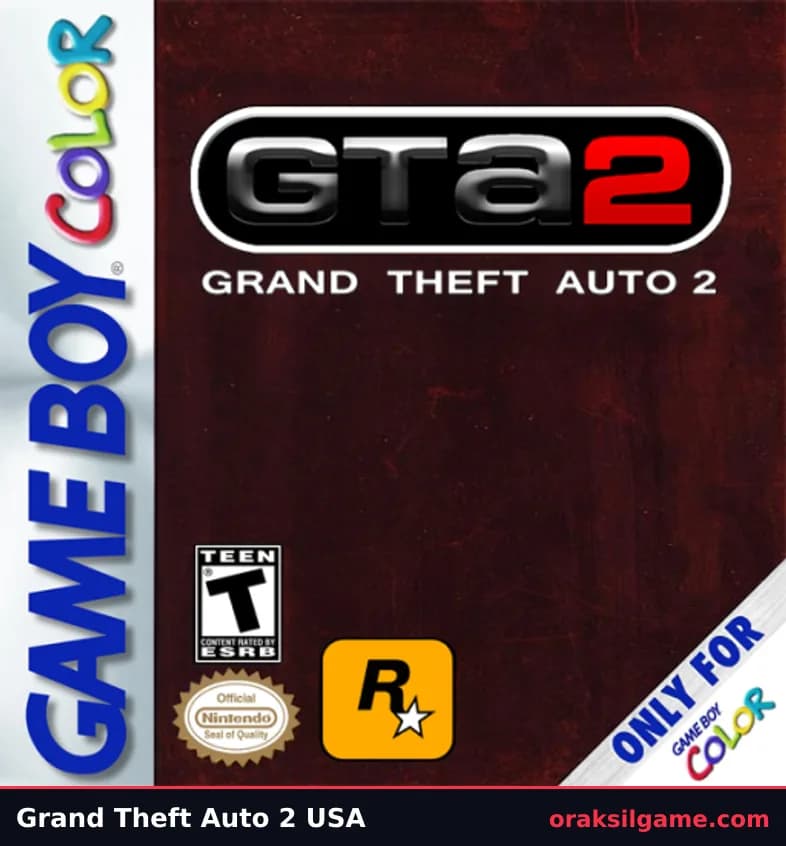 게임보이컬러 GTA 2 레이싱 게임 화면 2 - 게임보이 컬러 (2000)