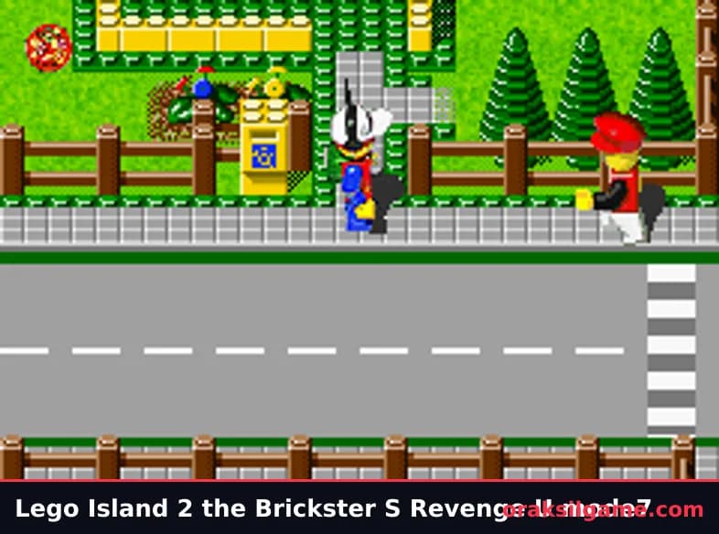 레고 아일랜드 2 GBA 북미판 스포츠 게임 화면 1 - 게임보이 어드밴스 (2001)
