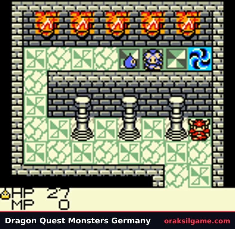 드래곤 퀘스트 몬스터즈 RPG 게임 화면 1 - 게임보이 컬러 (1998)