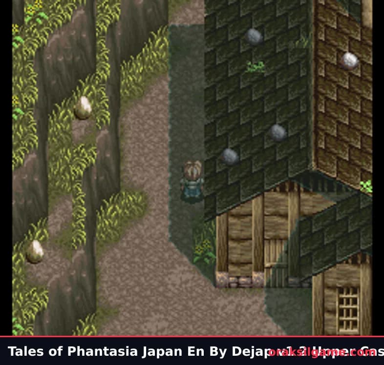 테일즈 오브 판타지아 (대문자 폰트판) RPG 게임 화면 1 - 슈퍼 패미컴 (1995)
