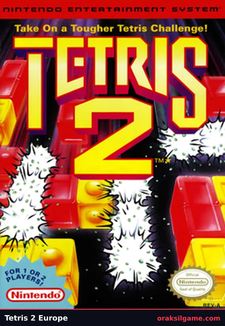 테트리스 2 퍼즐 게임 화면 2 - 패미컴 (1993)