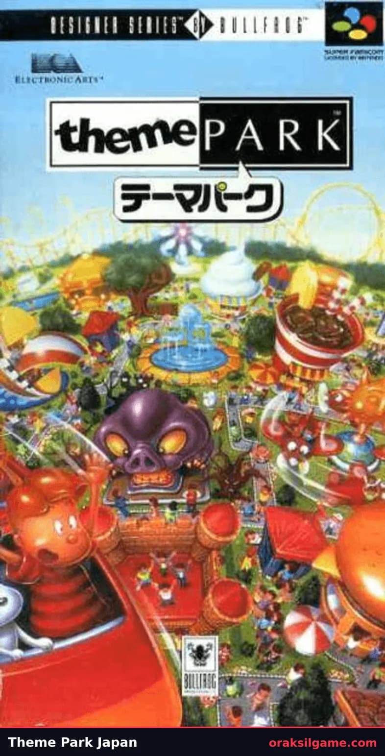 테마파크 슈퍼패미컴판 전략·시뮬레이션 게임 화면 2 - 슈퍼 패미컴 (1995)