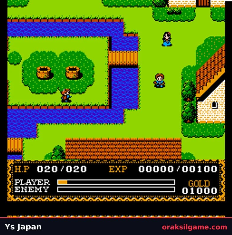 이스 패미컴판 RPG 게임 화면 2 - 패미컴 (1988)