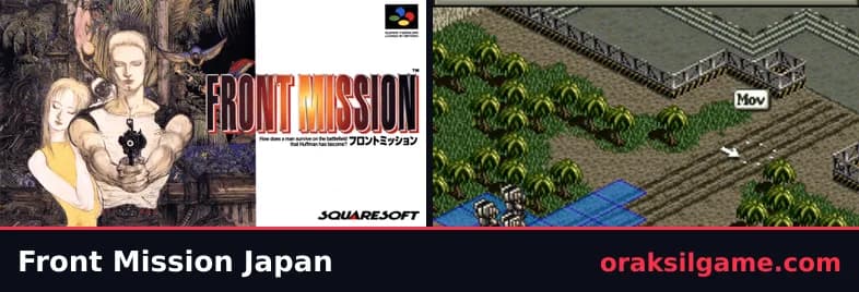 프론트 미션 RPG 게임 화면 1 - 슈퍼 패미컴 (1995)