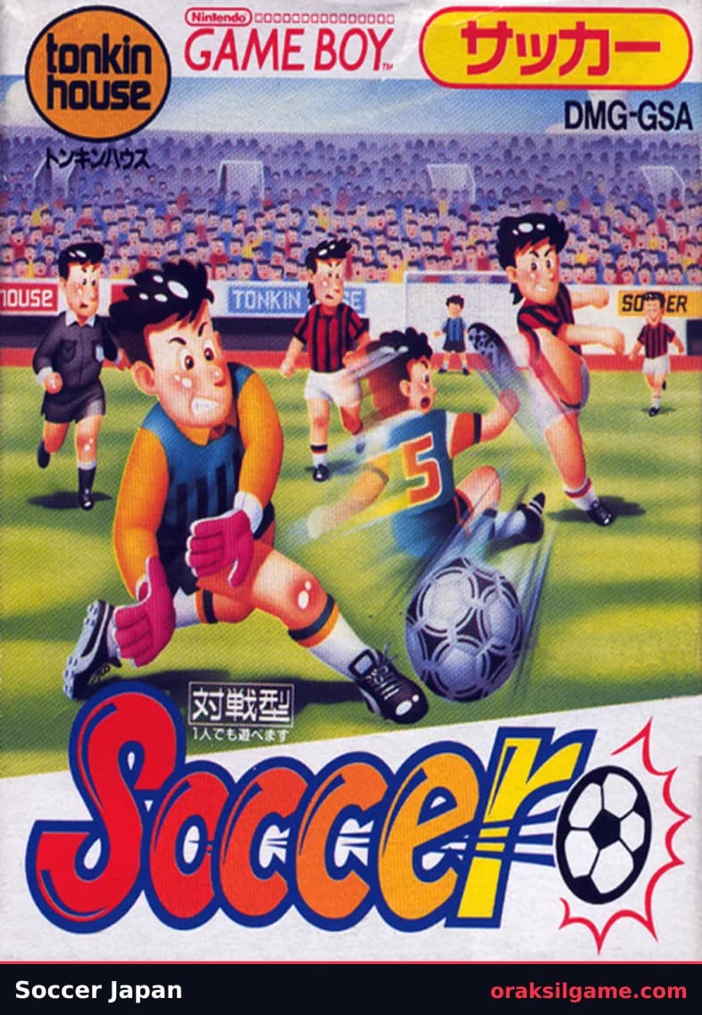 게임보이 사커 스포츠 게임 화면 2 - 게임보이 (1992)