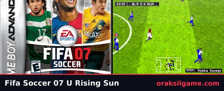 FIFA 사커 07 GBA 전략·시뮬레이션 게임 화면 1 - 게임보이 어드밴스 (2006)