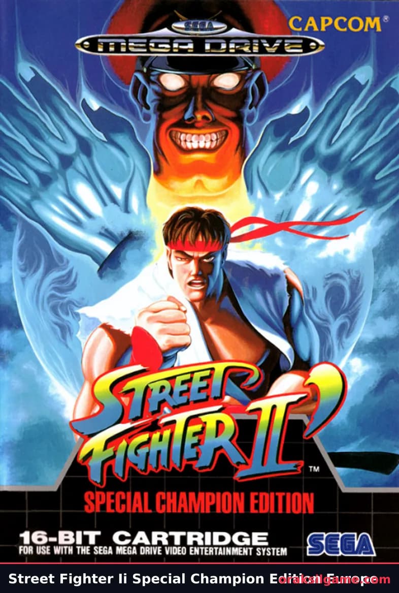 스트리트 파이터 2 대시 메가드라이브판 대전격투 게임 화면 2 - 메가 드라이브 (1993)