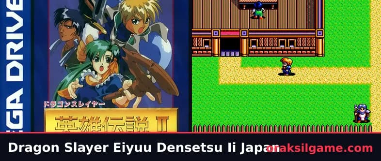 영웅전설 2 (메가드라이브) RPG 게임 화면 1 - 메가 드라이브 (1994)