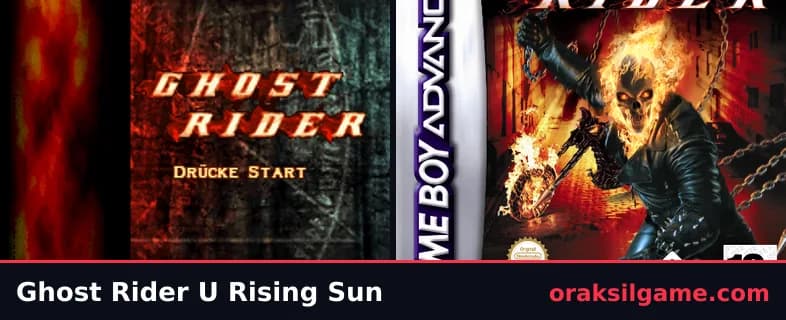 고스트 라이더 GBA 어드벤처 게임 화면 1 - 게임보이 어드밴스 (2007)