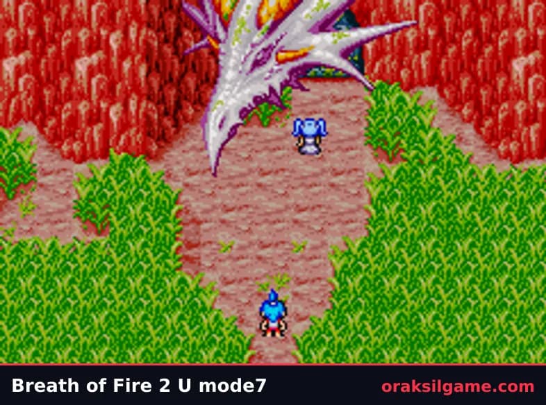 브레스 오브 파이어 2 GBA 북미판 RPG 게임 화면 1 - 게임보이 어드밴스 (2002)