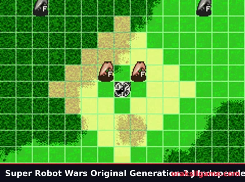 슈퍼로봇대전 오리지널 제너레이션 2 RPG 게임 화면 1 - 게임보이 어드밴스 (2005)