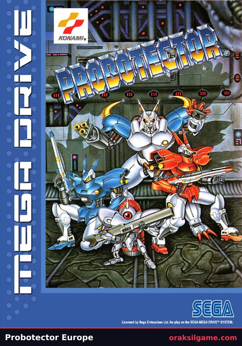 프로보텍터 메가드라이브판 슈팅 게임 화면 2 - 메가 드라이브 (1992)