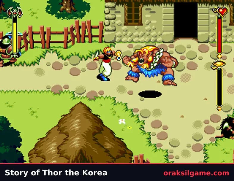 스토리 오브 토르 (메가드라이브) 어드벤처 게임 화면 2 - 메가 드라이브 (1994)