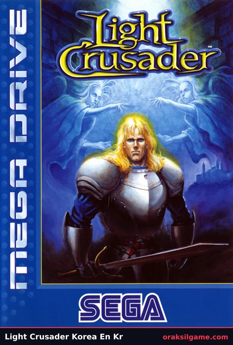 라이트 크루세이더 한글판 RPG 게임 화면 2 - 메가 드라이브 (1995)