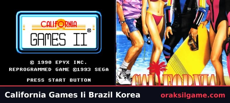 캘리포니아 게임즈 2 스포츠 게임 화면 1 - 마스터 시스템 (1993)