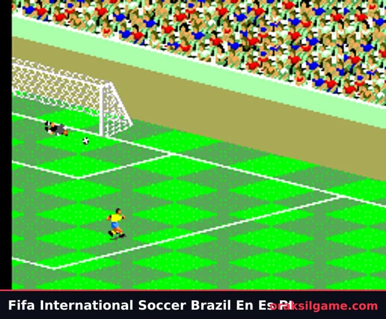 FIFA 인터내셔널 사커 마스터시스템 스포츠 게임 화면 2 - 마스터 시스템 (1994)