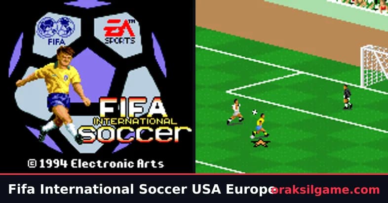 FIFA 인터내셔널 사커 게임기어판 스포츠 게임 화면 1 - 게임기어 (1994)