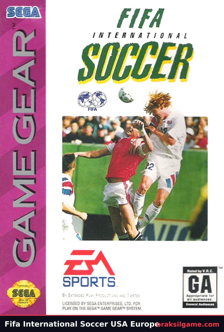 FIFA 인터내셔널 사커 게임기어판 스포츠 게임 화면 2 - 게임기어 (1994)