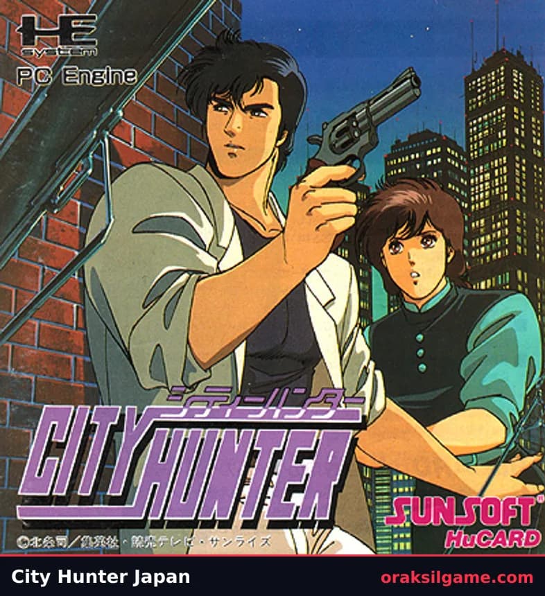 시티헌터 액션 게임 화면 2 - PC엔진 (1990)
