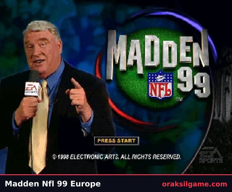 매든 NFL 99 스포츠 게임 화면 2 - 닌텐도 64 (1998)