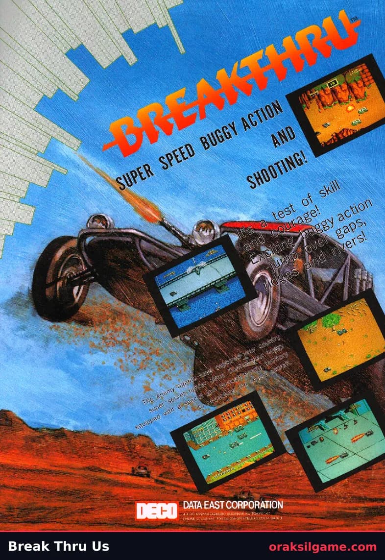 브레이크 스루 오락실판 슈팅 게임 화면 3 - 오락실 (1986)