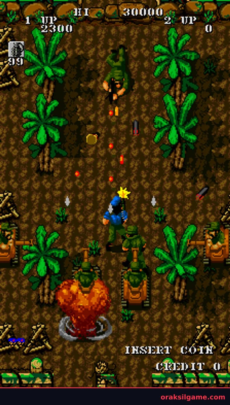게릴라 워 런앤건 게임 화면 3 - Arcade (1987)