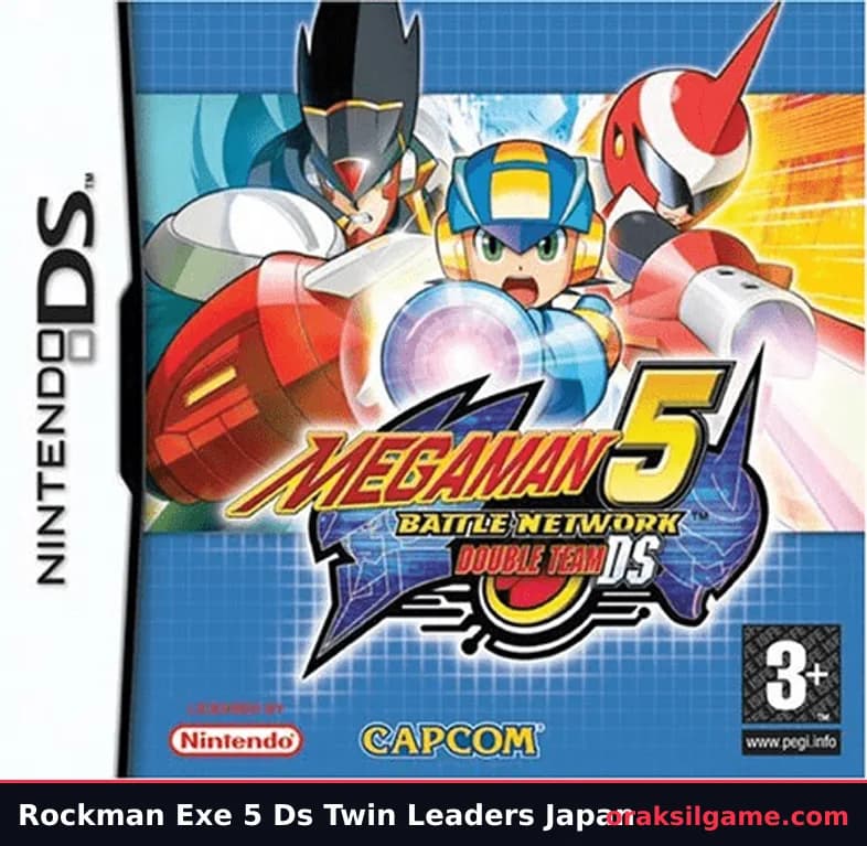 록맨 에그제 5 DS판 RPG 게임 화면 2 - 닌텐도 DS (2005)
