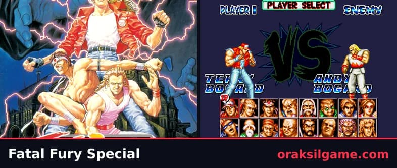 아랑전설 스페셜 메가드라이브판 대전격투 게임 화면 1 - 메가 드라이브 (1994)