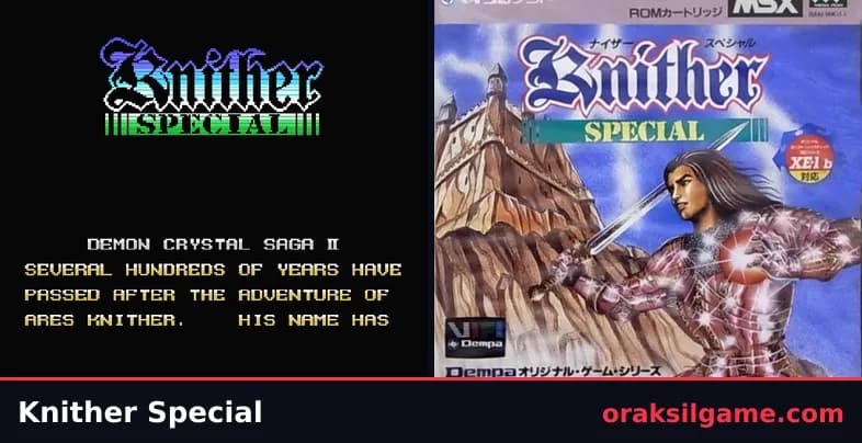 나이더 스페셜 액션 게임 화면 1 - MSX (1987)