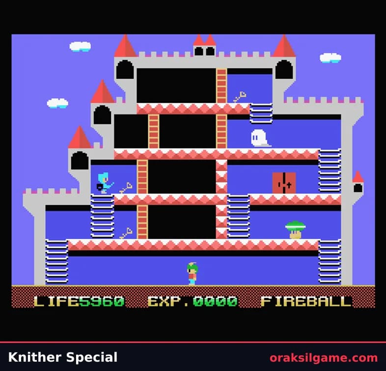 나이더 스페셜 액션 게임 화면 2 - MSX (1987)