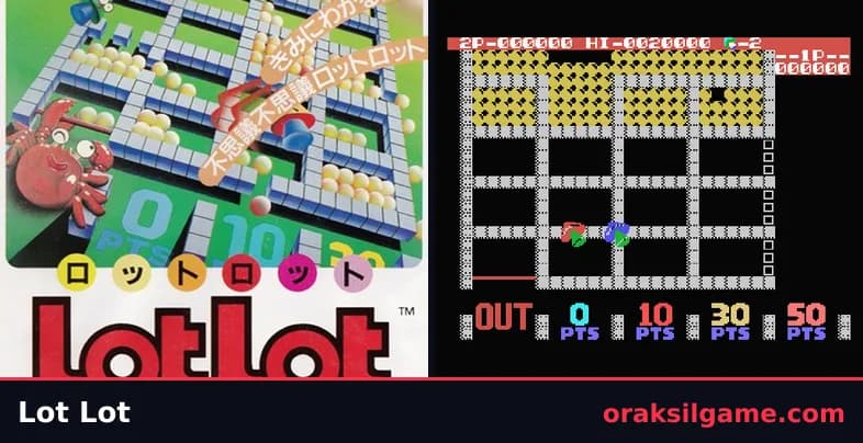 로트 로트 퍼즐 게임 화면 1 - MSX (1986)