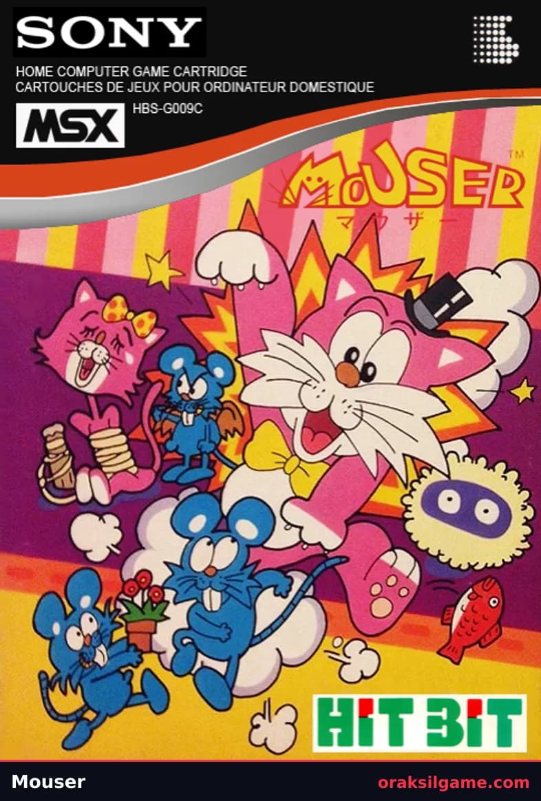 마우저 (MSX) 액션 게임 화면 2 - MSX (1983)