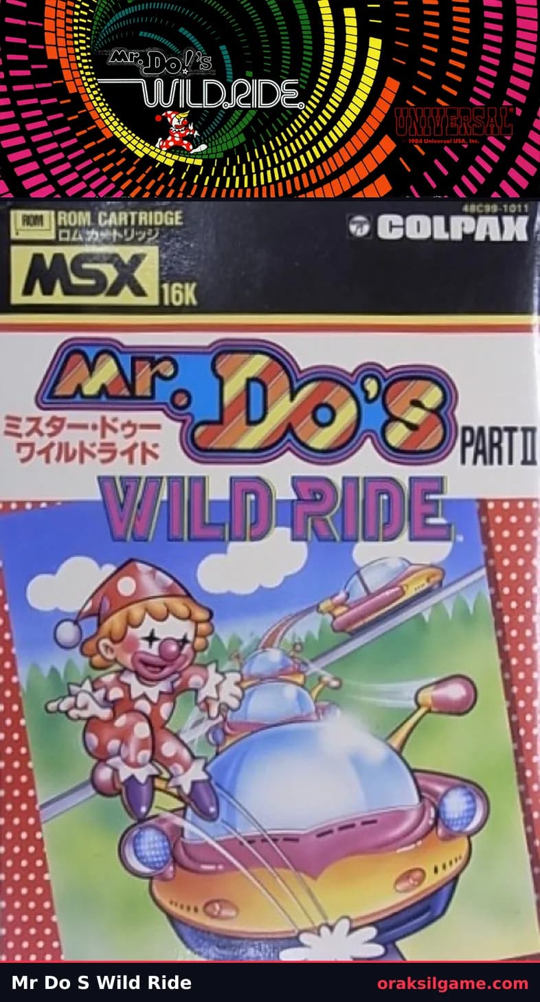 미스터 두 와일드 라이드 MSX판 액션 게임 화면 1 - MSX (1985)