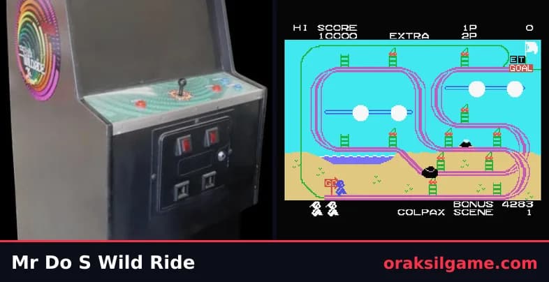 미스터 두 와일드 라이드 MSX판 액션 게임 화면 2 - MSX (1985)