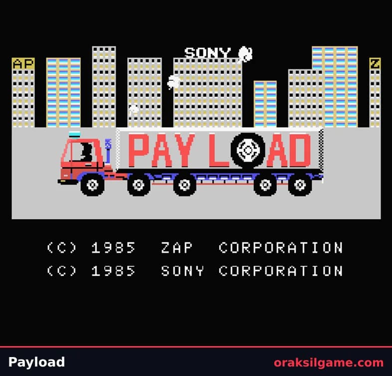 페이로드 슈팅 게임 화면 2 - MSX (1985)