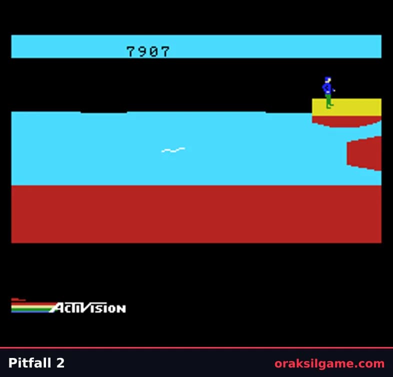피트폴 2 플랫폼 게임 화면 1 - MSX (1985)