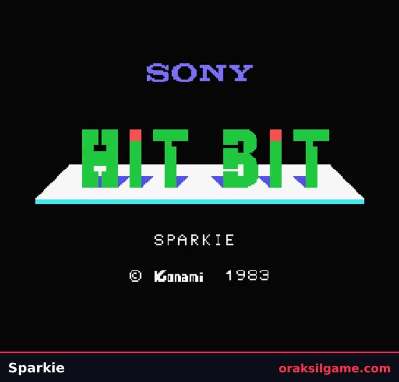 스파키 퍼즐 게임 화면 2 - MSX (1983)