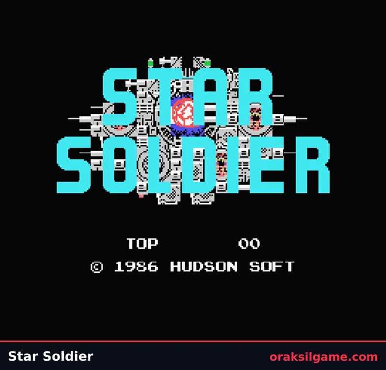스타 솔저 MSX판 슈팅 게임 화면 2 - MSX (1986)