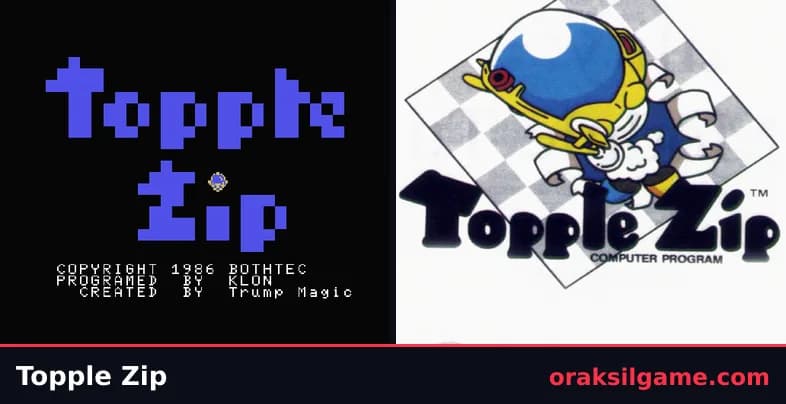토플 집 슈팅 게임 화면 1 - MSX (1986)
