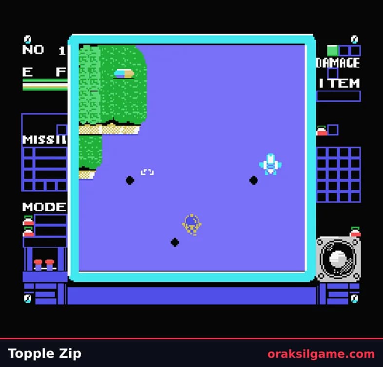 토플 집 슈팅 게임 화면 2 - MSX (1986)