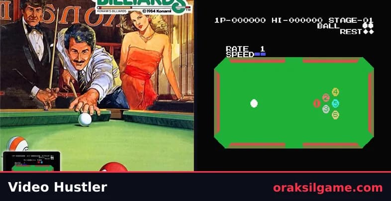 비디오 허슬러 스포츠 게임 화면 1 - MSX (1984)