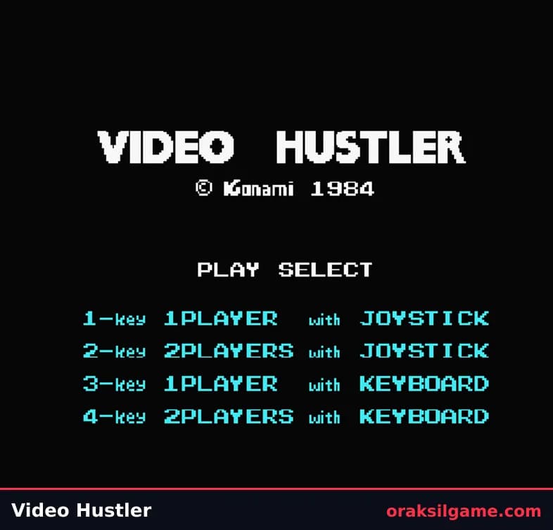 비디오 허슬러 스포츠 게임 화면 2 - MSX (1984)