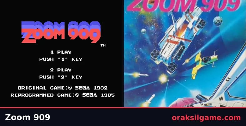 줌 909 슈팅 게임 화면 1 - MSX (1985)